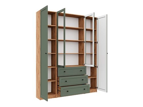 Шкаф для книг Билли Стольмин 45 Шарли Green - фото 2