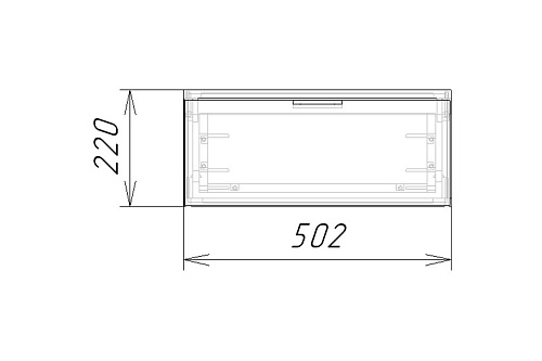 Тумба прикроватная подвесная Салерно 1 Белый - фото 4