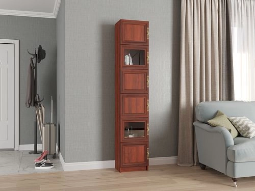 Шкаф книжный Карлос-053 Орех Итальянский - фото 1