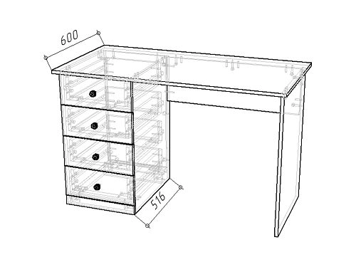 Стенка детская Стрекоза Mini-3 Белый - фото 7