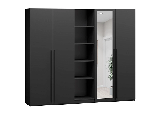 Шкаф распашной Лорена Пакс-2.2 Черный - фото 2