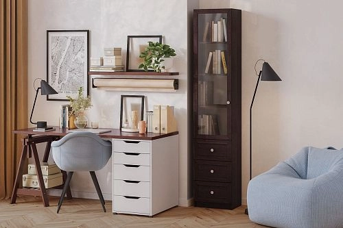 Стеллаж Билли-59 Венге Цаво - фото 1