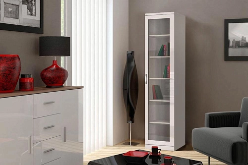 Книжный шкаф Моне 1.1 МДФ - фото 1