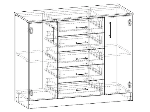 Комод Престиж-7 МДФ - фото 2