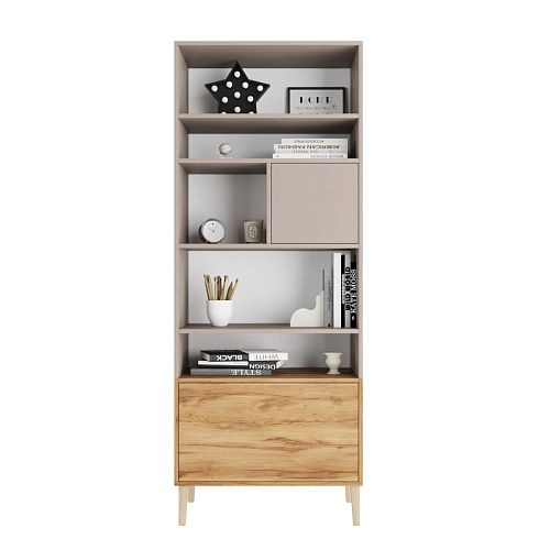 Стеллаж Скарлет-3 Дуб Золотистый - фото 4