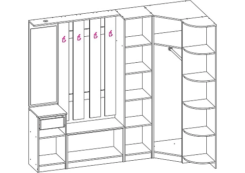 Прихожая Машенька-5 - фото 2