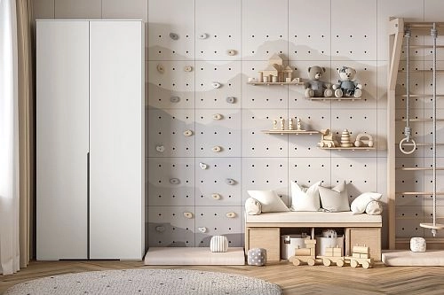 Шкаф распашной Солфорд 2 Белый - фото 1