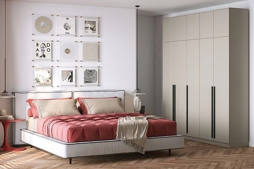 Шкаф распашной Лорена Пакс-5 с антресолью Кашемир - фото 1