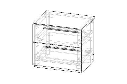 Тумба прикроватная Лорена Пакс-4 Графит - фото 4