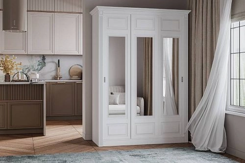 Шкаф-купе Классика-3 МДФ - фото 1