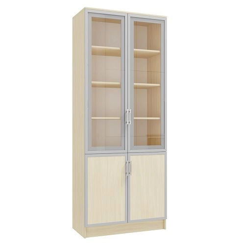 Книжный шкаф Альма-9 Дуб Молочный - фото 3