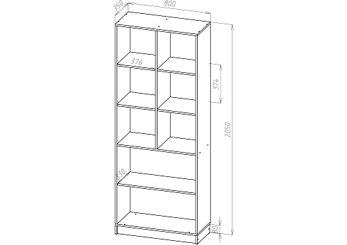 Стеллаж Сокол-23 - фото 2