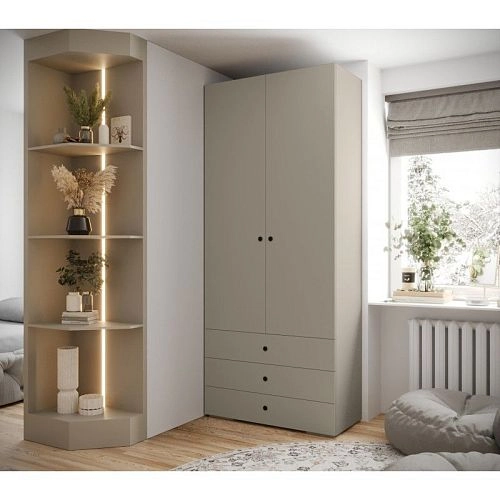 Шкаф распашной Люксор-2.3 Кашемир - фото 2