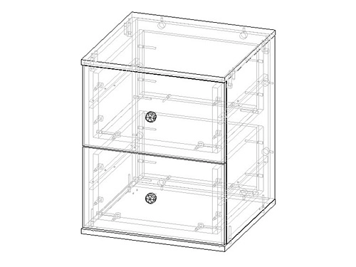 Тумба прикроватная Колорадо-3 МДФ - фото 3