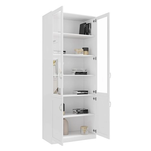 Книжный шкаф Библиограф 2.3 Квадро Белый - фото 2