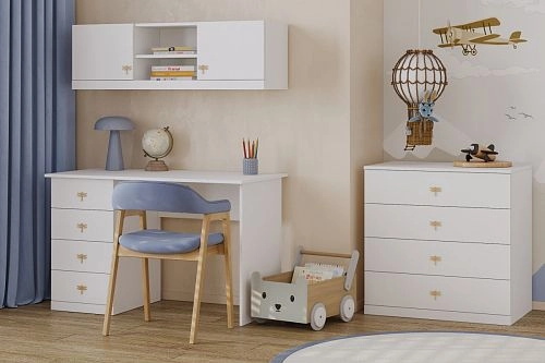 Стенка детская Стрекоза Mini-3 Белый - фото 1