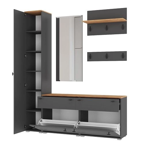 Прихожая Квели 15 Графит - фото 3