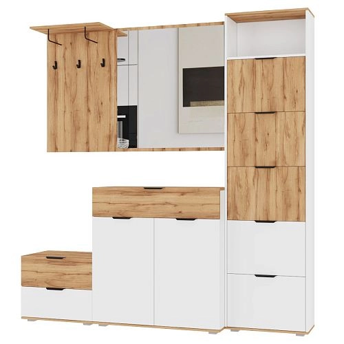 Прихожая Санти 2 Белый - фото 3