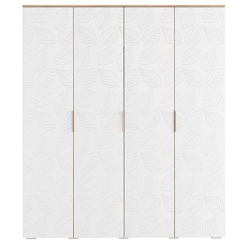 Шкаф распашной Асти-4 Белый - фото 3