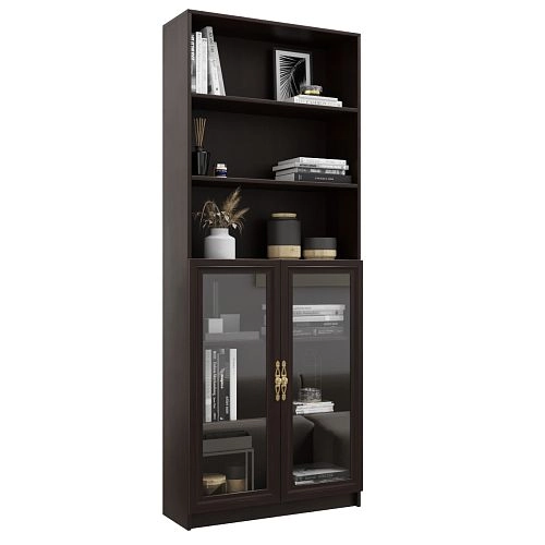 Шкаф книжный Карлос-032 Венге - фото 3