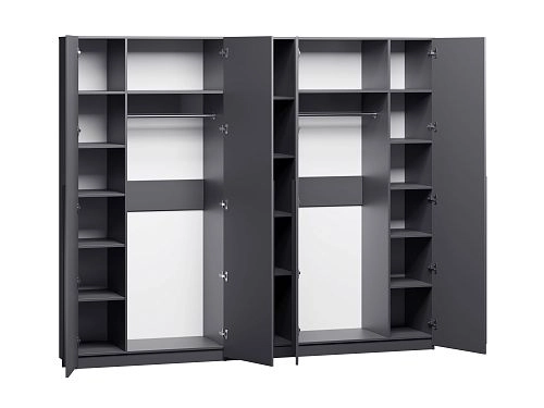 Шкаф распашной Лорена Пакс-2.2 Графит - фото 3