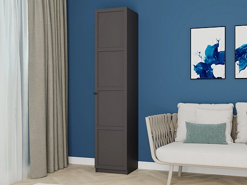 Шкаф распашной Скаген-1 Графит - фото 1