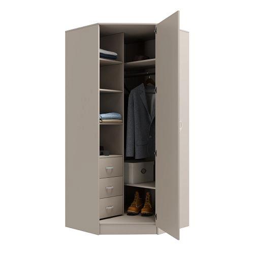 Шкаф угловой Алиса-2 Кашемир - фото 2