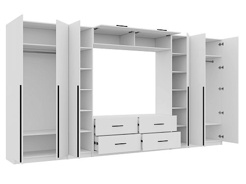 Стенка Лорена Пакс ТВ-стенка 4 Белый - фото 2