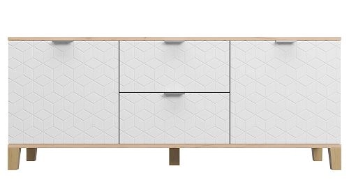 Комод Марвин Йорк 1 фрезеровка 2 Милк - фото 2