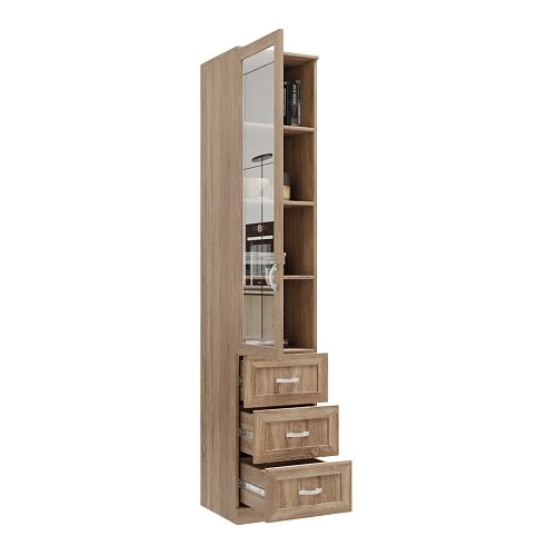 Книжный шкаф Библиограф 1.5 Квадро Дуб Сонома - фото 2