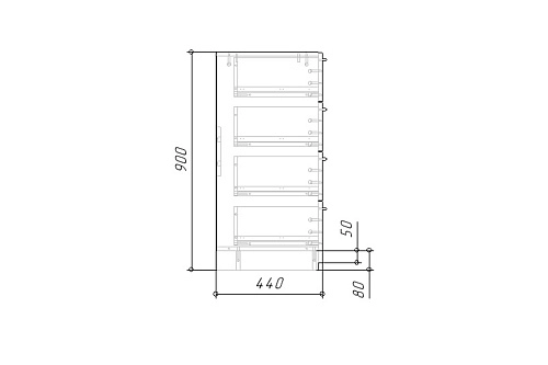Комод Лорена Пакс-2 Белый - фото 6