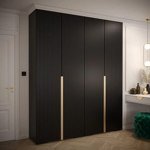 Шкаф распашной Мидл-2 Чёрный - фото 1