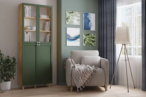 Стеллаж Билли Айден-21 Шарли Green - фото 1