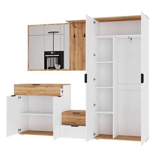 Прихожая Санти 1 Белый - фото 2