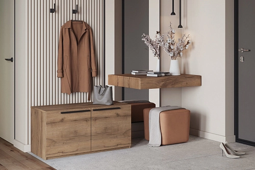 Обувница Лорена Пакс-2 Дуб Табачный - фото 1