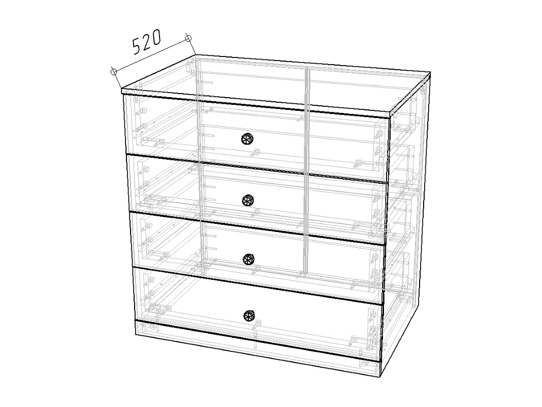 Стенка детская Банни-3 Розовый Лайт - фото 6