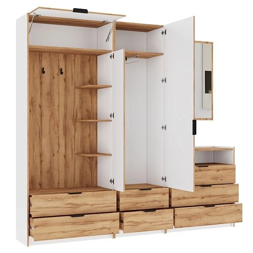 Прихожая Санти 4 Белый - фото 2