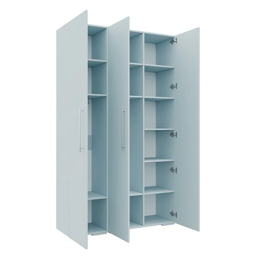 Шкаф распашной Калифорния-Стиль-5 Сумеречный Голубой - фото 2