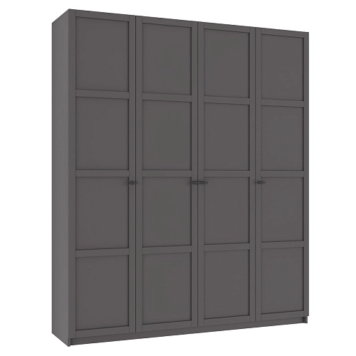 Шкаф распашной Скаген-4 Графит - фото 2