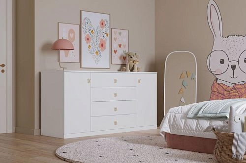 Комод Банни-3 Белый - фото 7