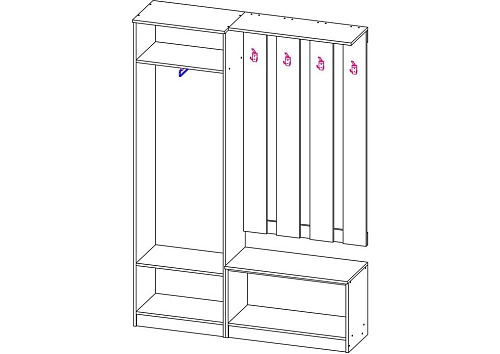 Прихожая Комби-5 - фото 2
