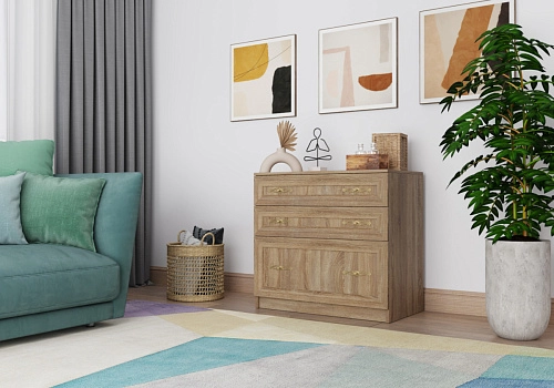 Комод Карлос-027 Дуб Сонома - фото 1