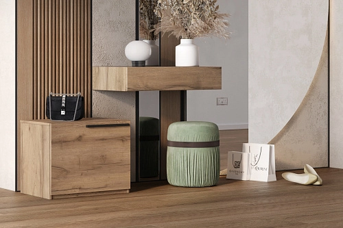 Обувница Лорена Пакс-1 Дуб Табачный - фото 1