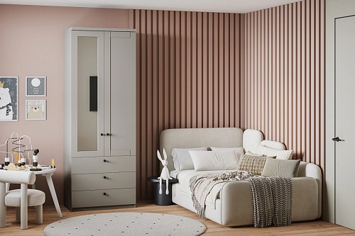 Шкаф распашной София РАХ-18 МДФ Кашемир - фото 1