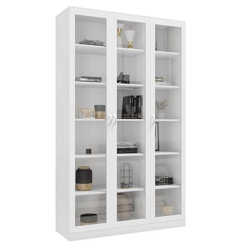 Шкаф Библиотека Библиограф 3.1 Квадро Белый - фото 3