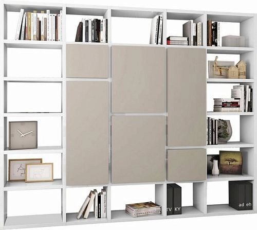 Стеллаж Куб-4 Кашемир Белый МДФ - фото 1