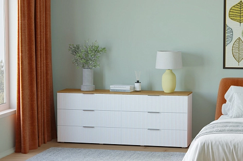 Комод Салерно 6 Белый - фото 1