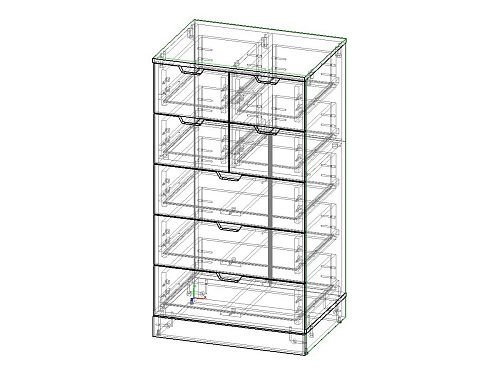 Комод Генри-1 МДФ Белый - фото 3