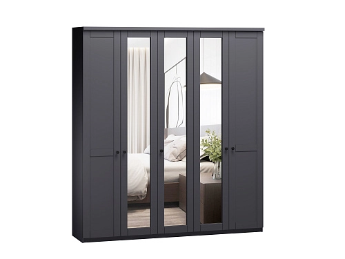 Шкаф распашной София РАХ-9 МДФ Графит - фото 2