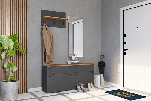 Прихожая Квели 13 Графит - фото 1